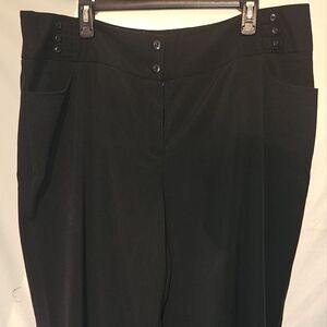 Cato Black Wide Leg Women's Pants